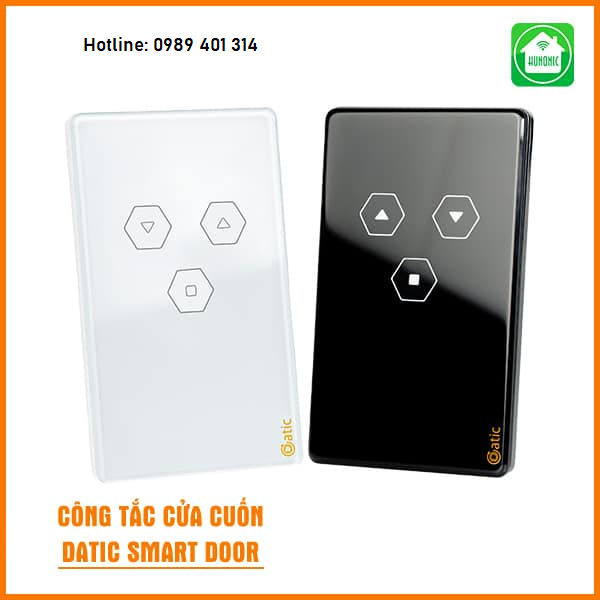 Công Tắc Cửa Cuốn Wifi Datic Smart Door (Màu đen)