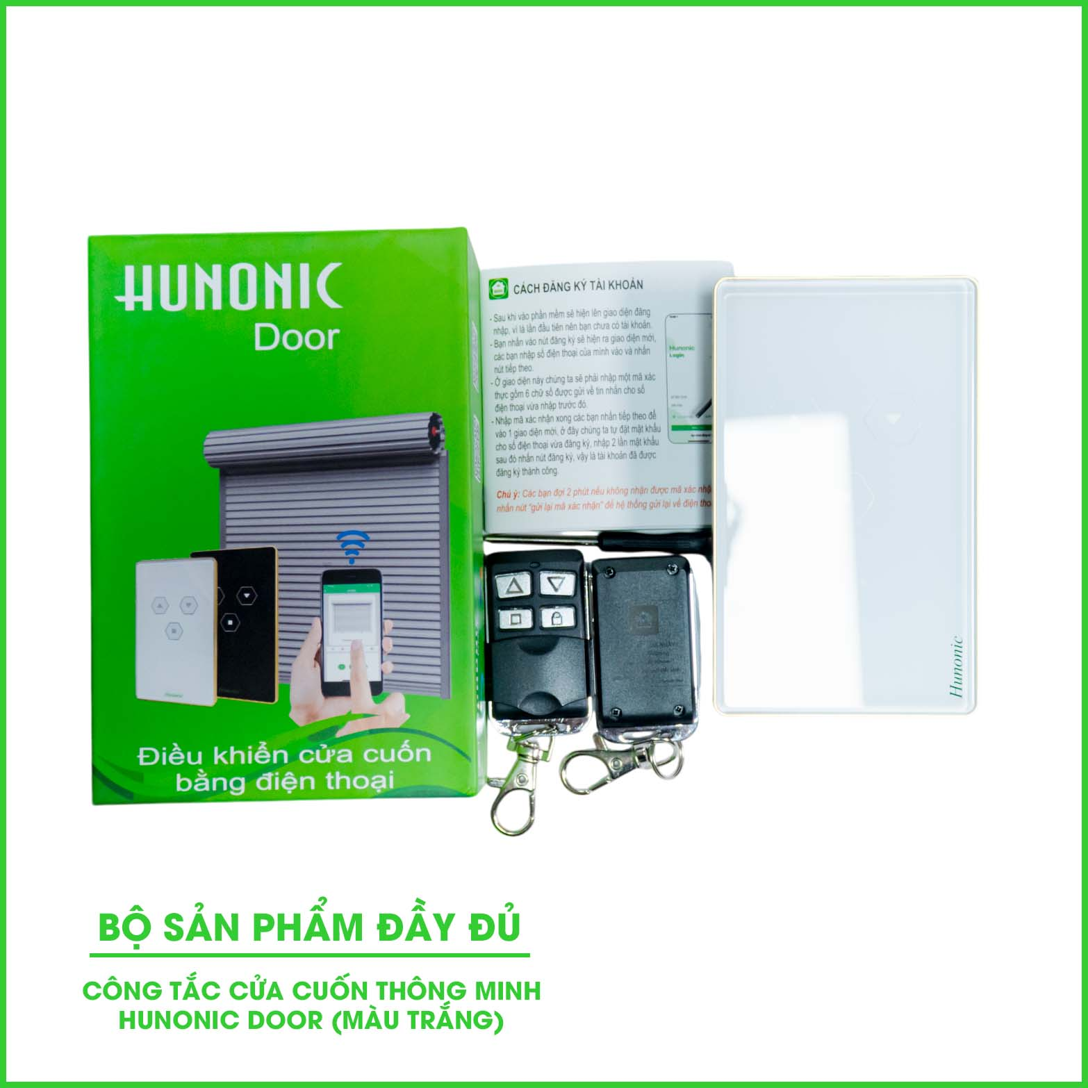 Công tắc cảm ứng Hunonic điều khiển cửa cuốn